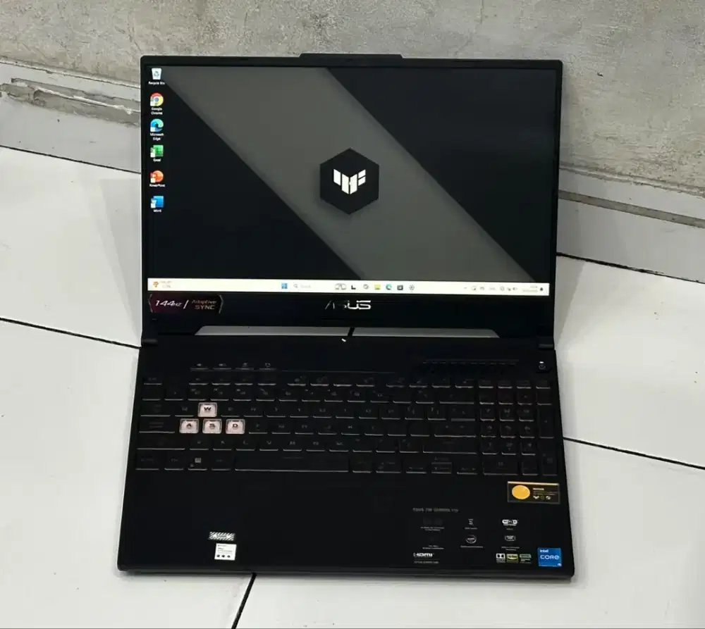 Type Laptop Asus Tuf Gaming F15 FX507ZC4 Like new