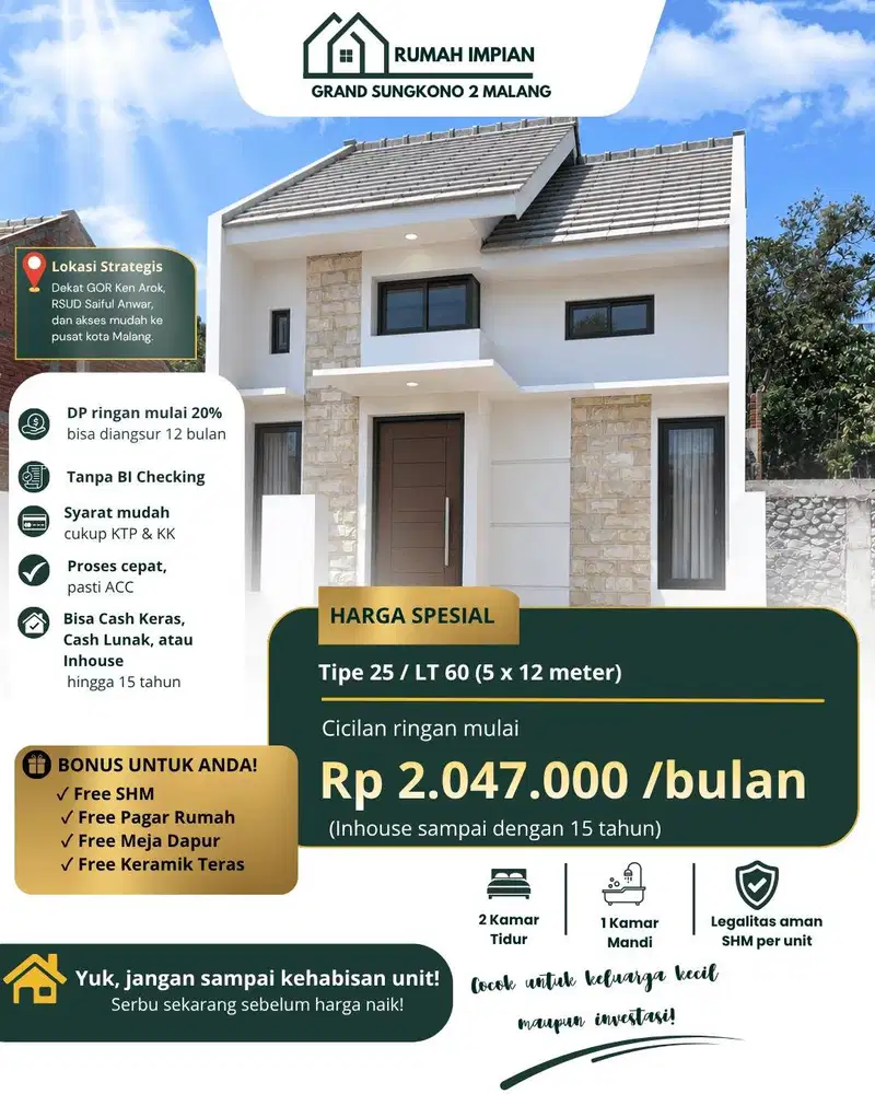 RUMAH IMPIAN DI GRAND SUNGKONO 2,