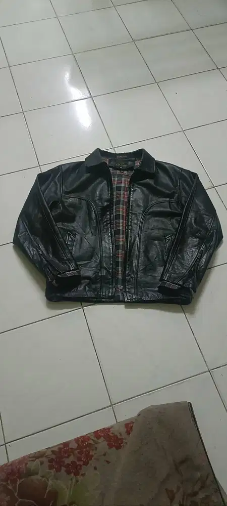 Jaket kulit asli caferacer