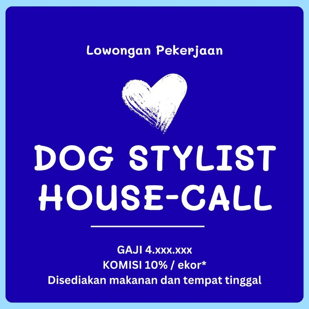 DOG STYLIST UNTUK HOUSE CALL