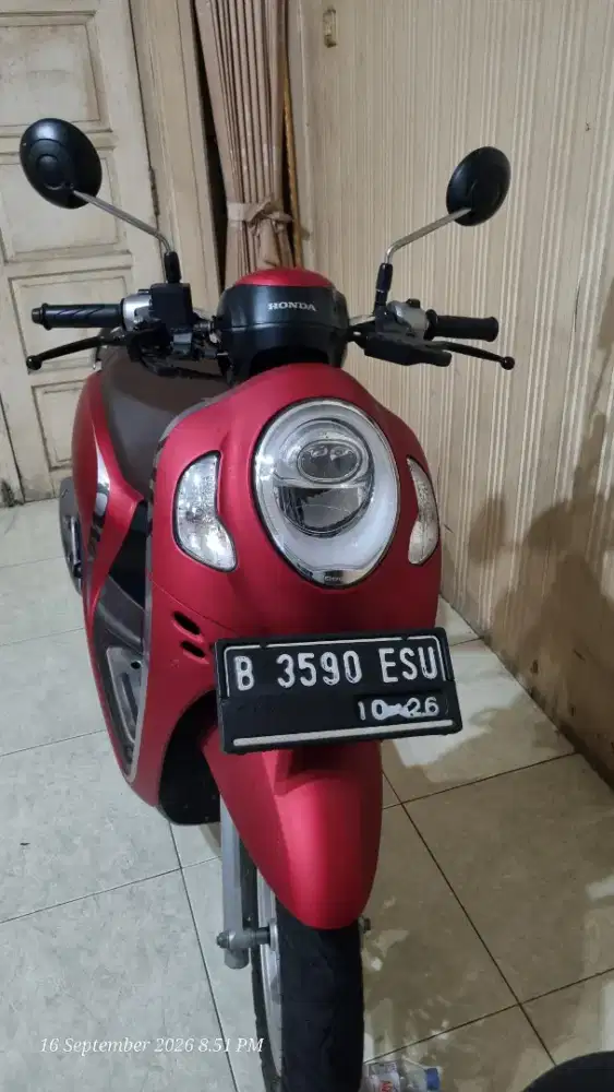 Scoopy Sylish Merah Thn 2022