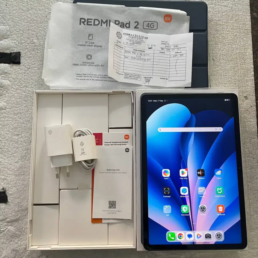 Redmi Pad 2 4G Warna Mint Green 4/256GB