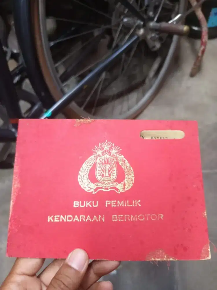 BPKB Asli Honda S90 1970 Merah - Tangan Pertama Surabaya Original