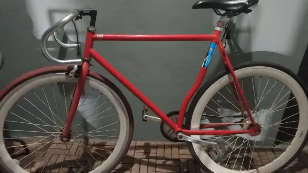 Sepeda fixie bonus 2 stang