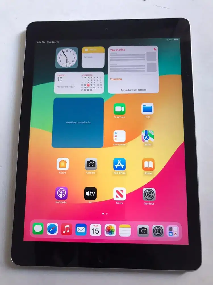 iPad Gen 6th 128GB Normal Eks iBox (Real Pictures)