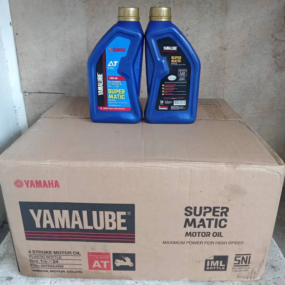 1 BOTOL OLI YAMALUBE SUPER MATIC 1LITER ORIGINAL
