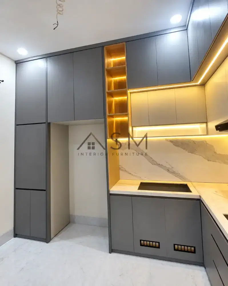Furniture HPL , Kitchenset , Lemari Pakaian , Backdrop TV , Meja DLL