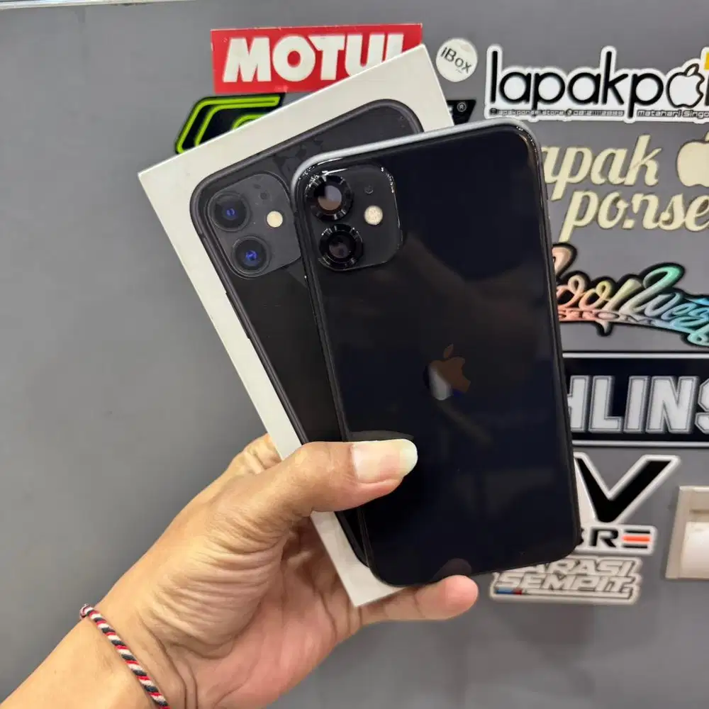 iphone 11 64gb resmi ibox mulus fullset original