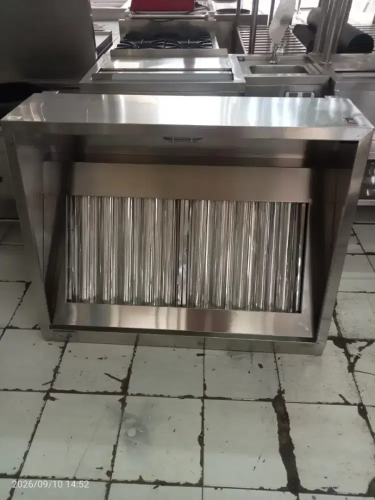 Hood + Filter Baru + Lampu Saklar 120 cm