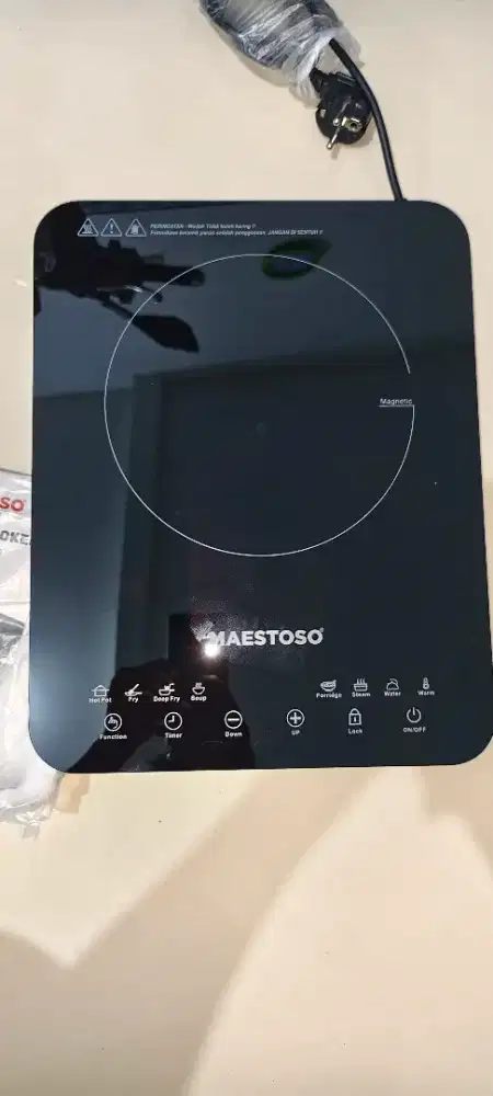 Magnetic cooker/ kompor magnetic listrik Maestoso