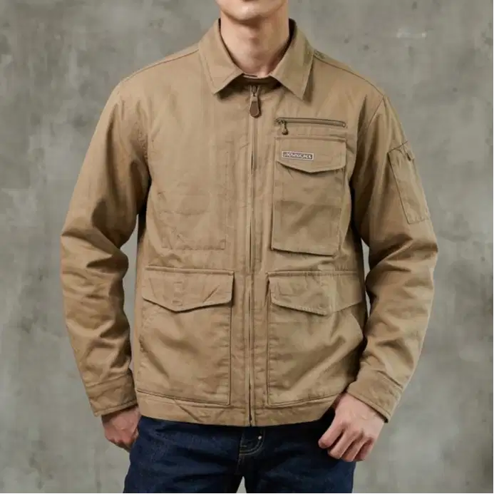 NOMURA Military Multi Pocket Utility Work Jacket