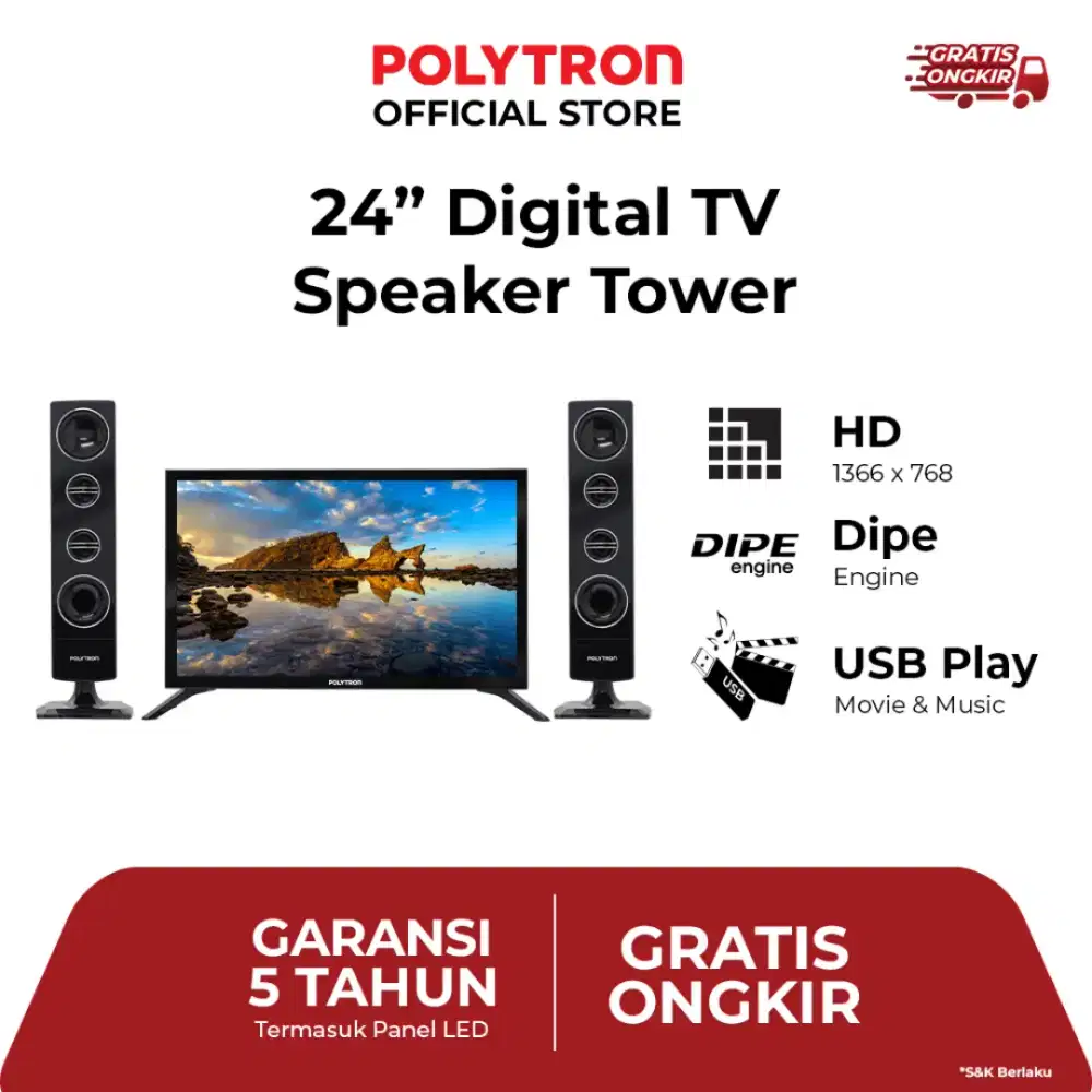 Led polytron 24 Digital ( new )