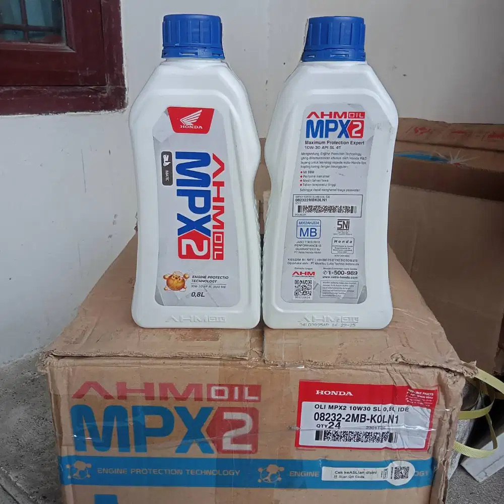 1 BOTOL OLI ORIGINAL MPX 2 HONDA MATIC 800 ML