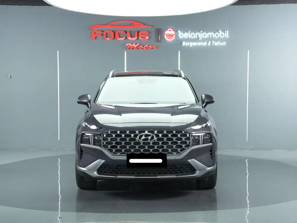 Km 6rb hyundai santafe santa fe signature 2022 diesel biru pajak panja