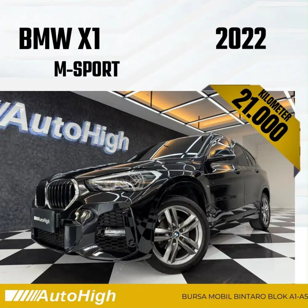 DP10% [Km21.000] X1 M-Sport 2022 Black Reg 2023 #AUTOHIGH