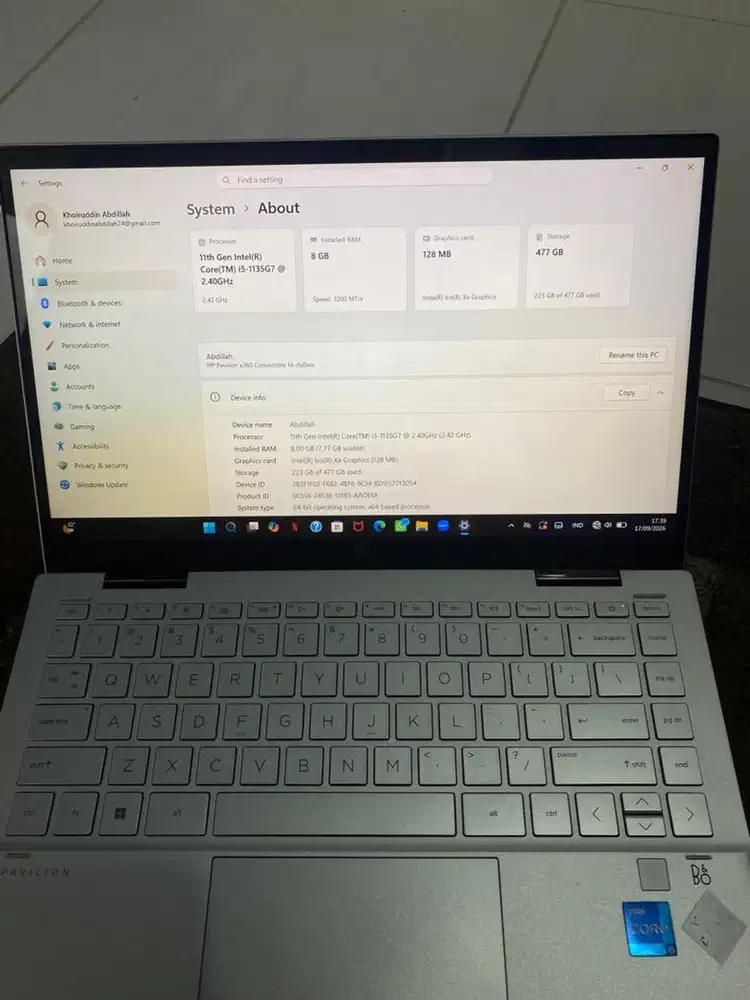 laptop hp pavilion i5