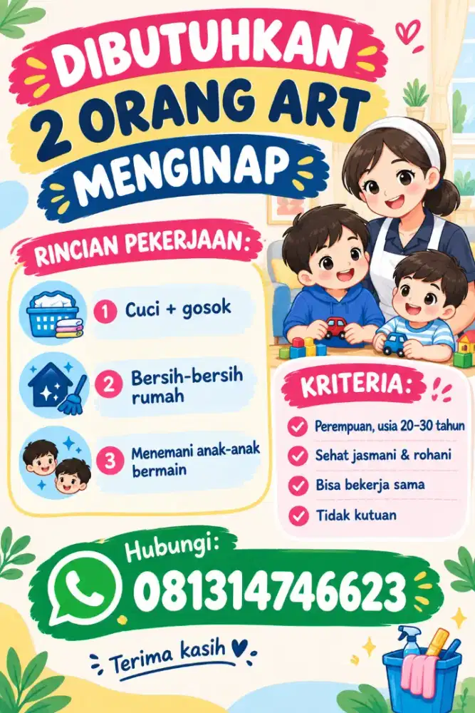 LOWONGAN ART MENGINAP