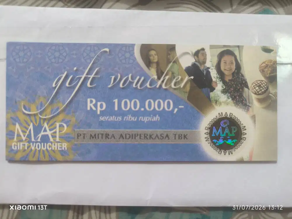 Jual Voucher MAP 50K & 100K