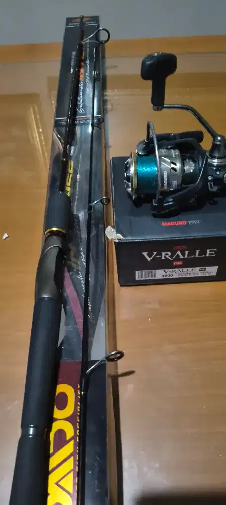 Joran pancing galamaster intense + reel maguro 3000