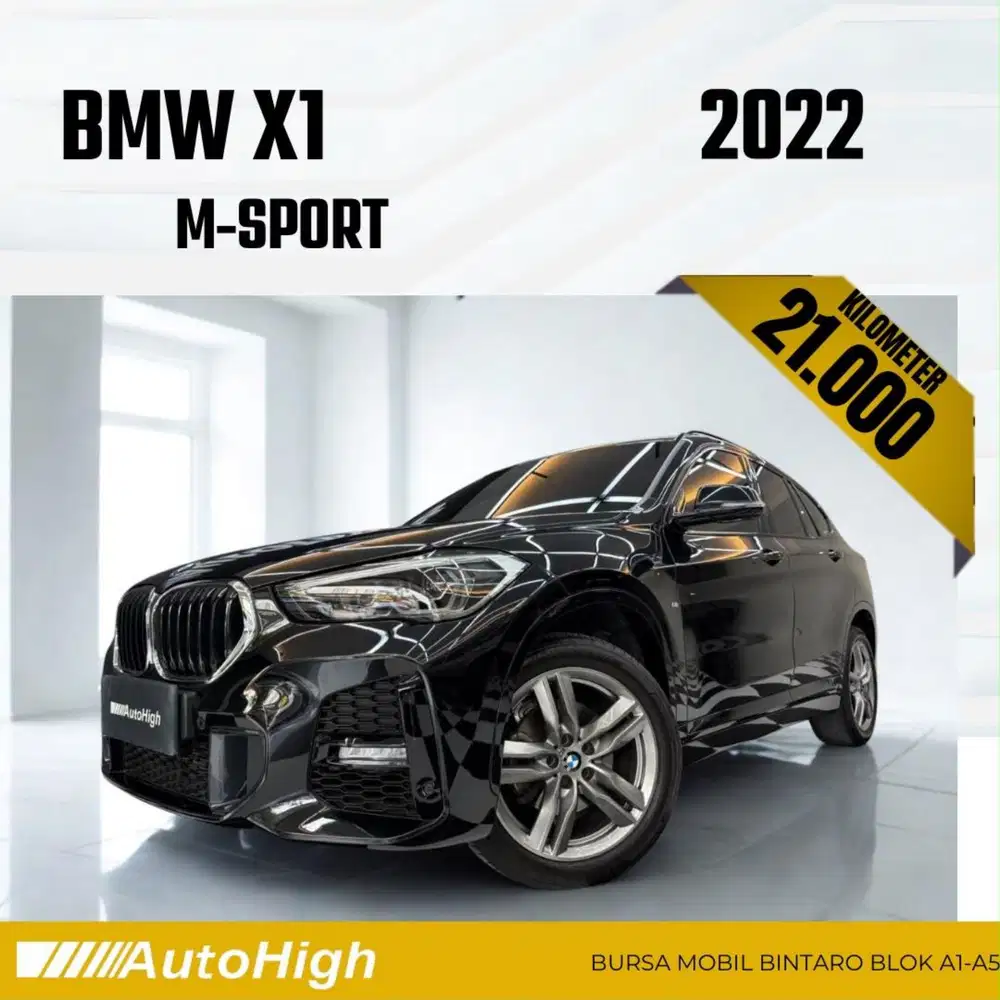 DP10% [Km21.000] X1 M-Sport 2022 Black Reg 2023 #AUTOHIGH
