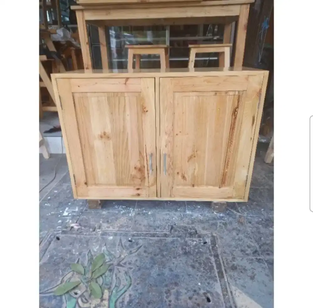 Lemari Kitchet Set Kayu, Lemari Rak Dapur Gantung, Lemari Kabinet Dapu