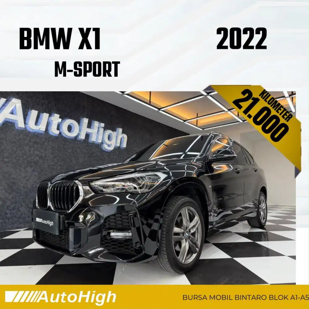 DP10% [Km21.000] X1 M-Sport 2022 Black Reg 2021 #AUTOHIGH