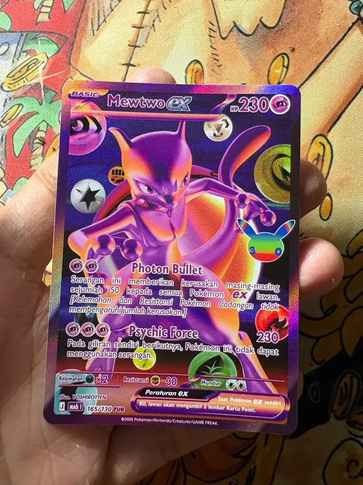 MEWTWO EX FUR 30TH ANNIVERSARY EDITION