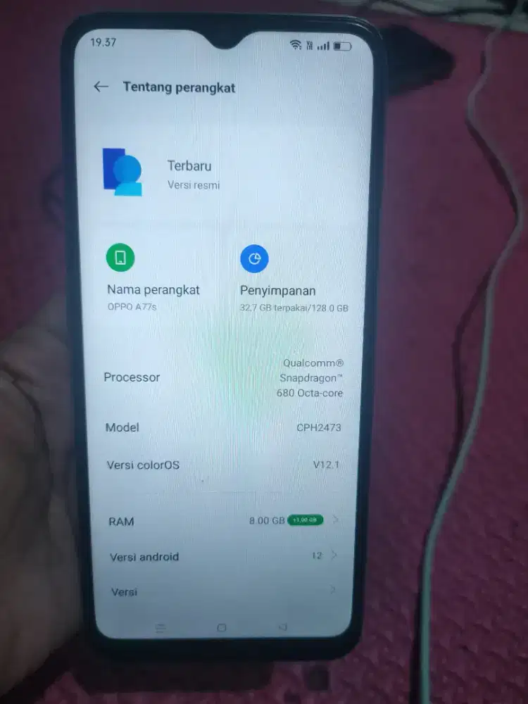 jual cepat Oppo a77s 8/128 hp only