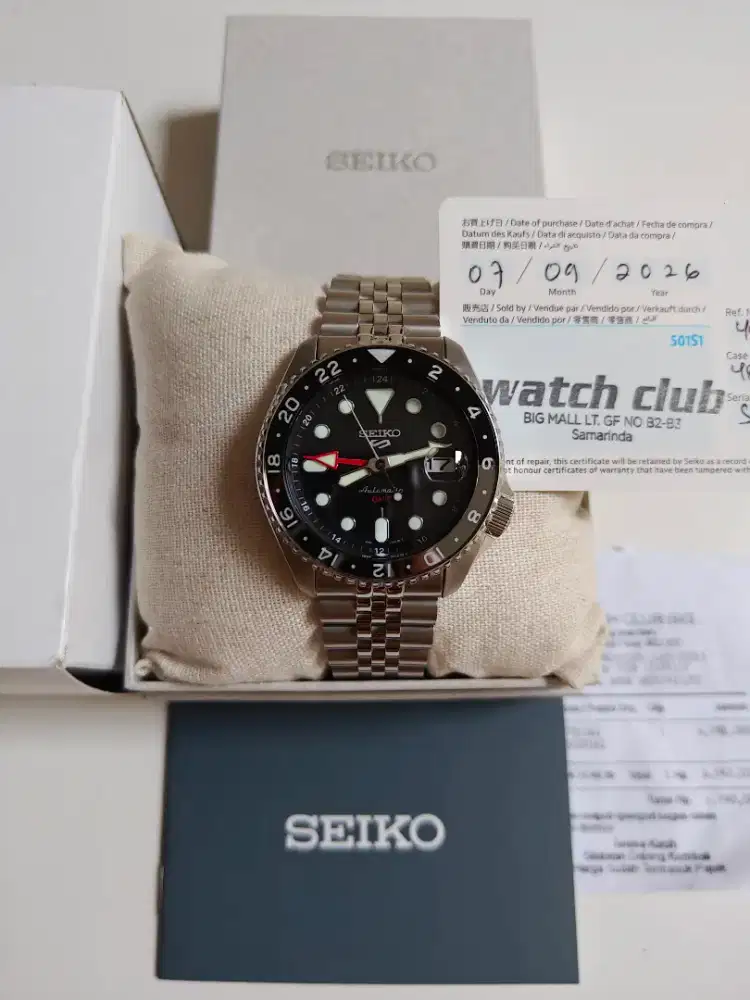 Seiko SSK001K1 original  BARU beli tidak jadi pakai full set