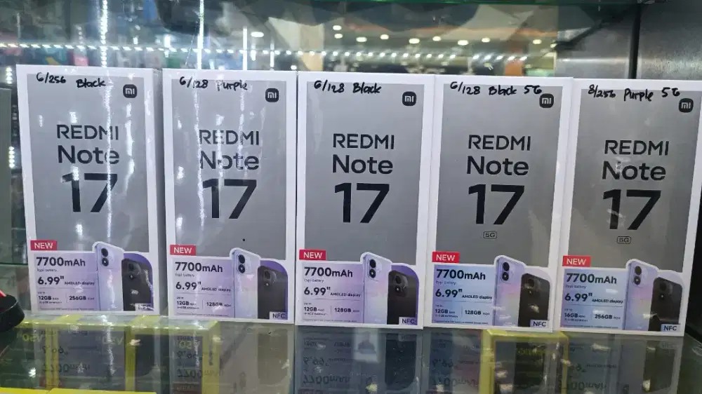 REDMI NOTE 17 6+6 /256 (BARU Segel)