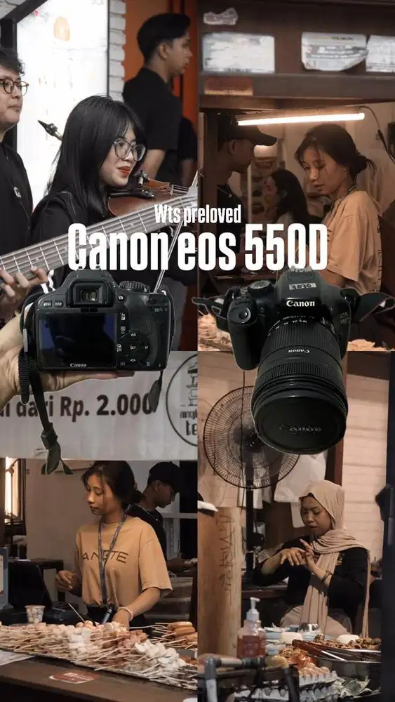 Canon EOS 550D + Lensa 18-135mm IS