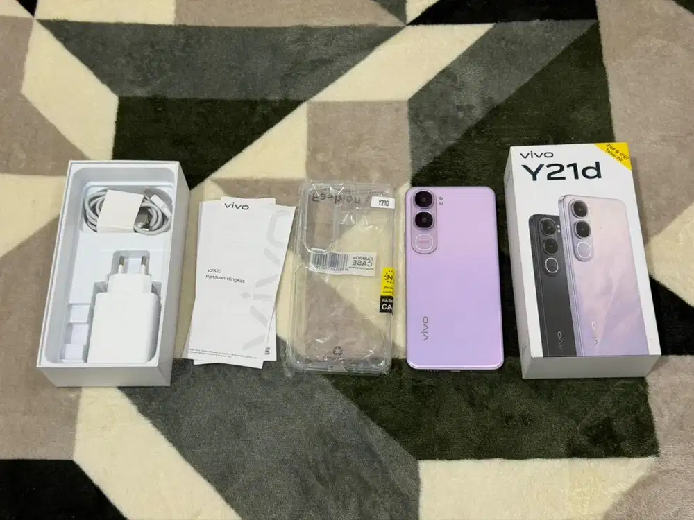 Vivo y21d 6/256gb mulus 1000% seperti baru fullset garansi