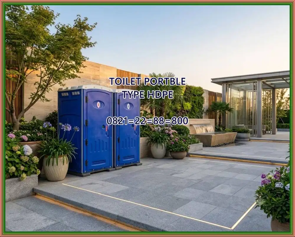 TOILET VVIP HDPE - WC PORTABLE - WC HDPE