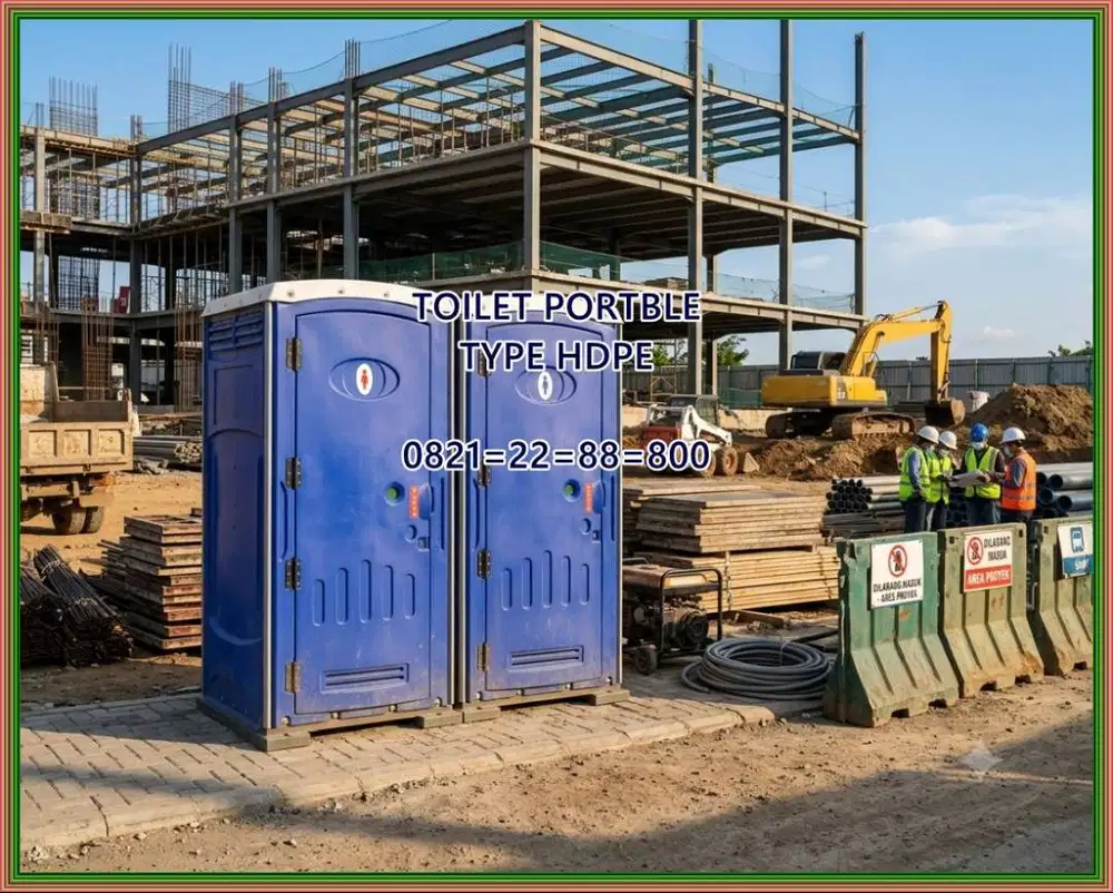 TOILET PORTABLE HDPE - TOILET JONGKOK - TOILET EVENT