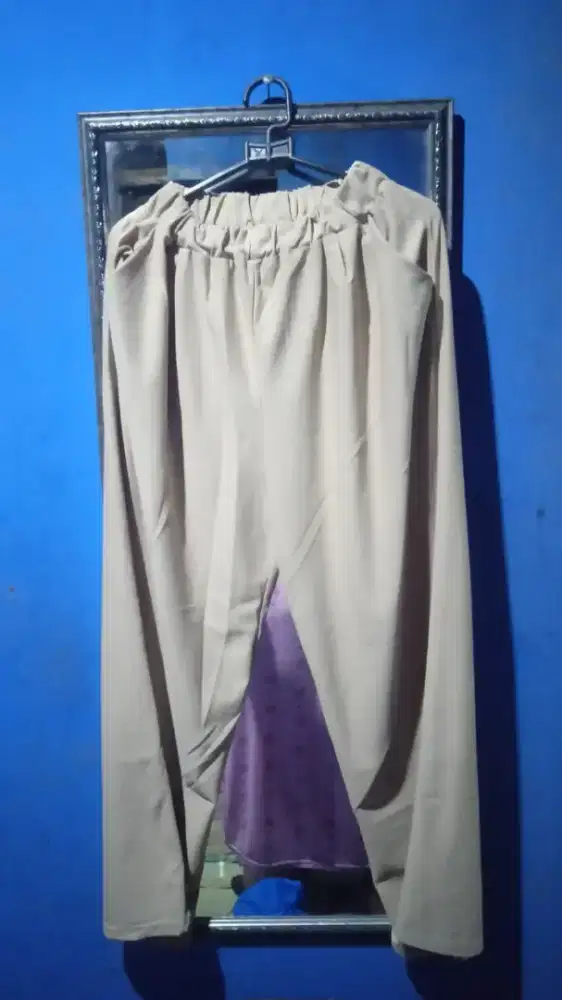 Celana Kulot Krem