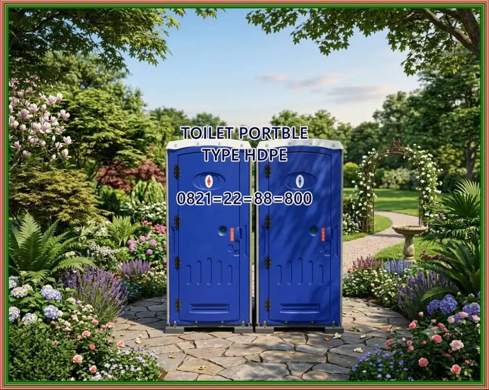 TOILET VVIP HDPE - WC PORTABLE - WC HDPE