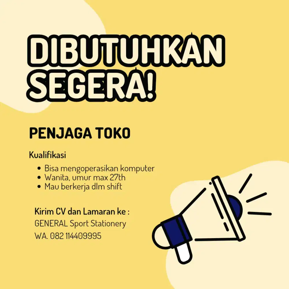 Lowongan pekerjaan