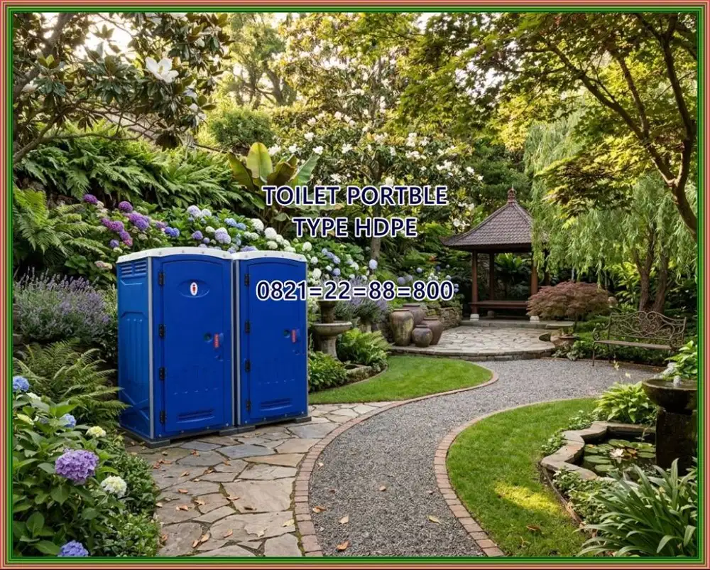 TOILET PORTABLE HDPE - TOILET JONGKOK - TOILET EVENT