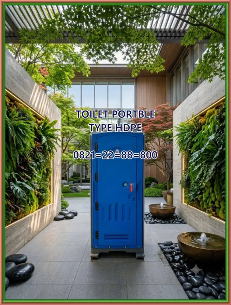 TOILET VVIP HDPE - WC PORTABLE - WC HDPE