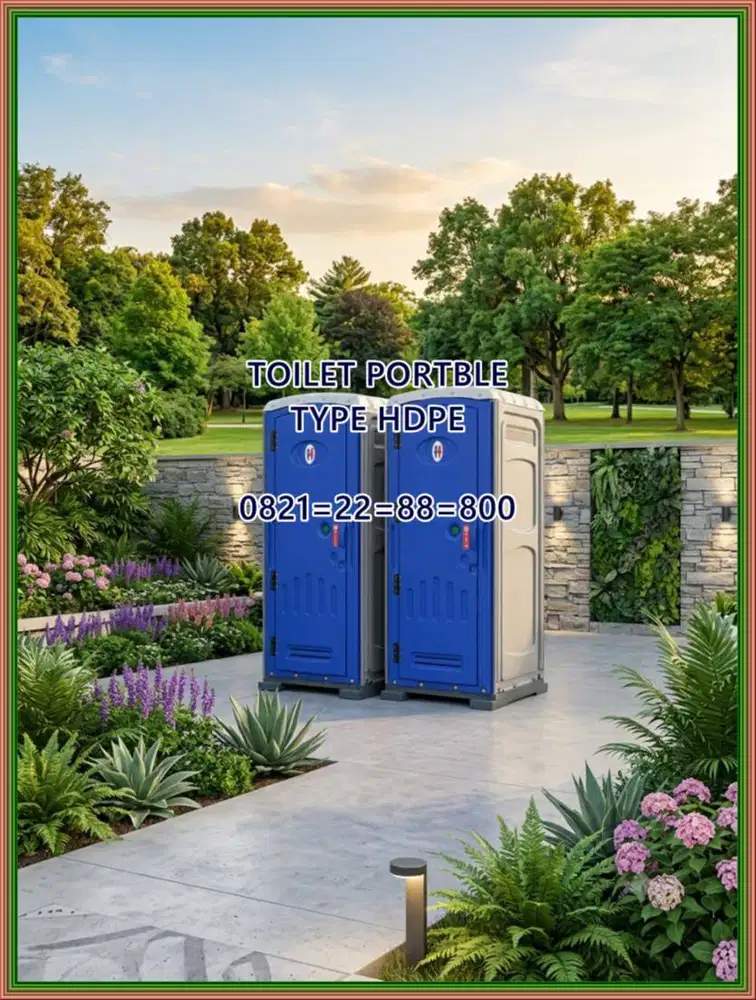 TOILET PREMIUM HDPE - WC JONGKOK - WC PORTABLE
