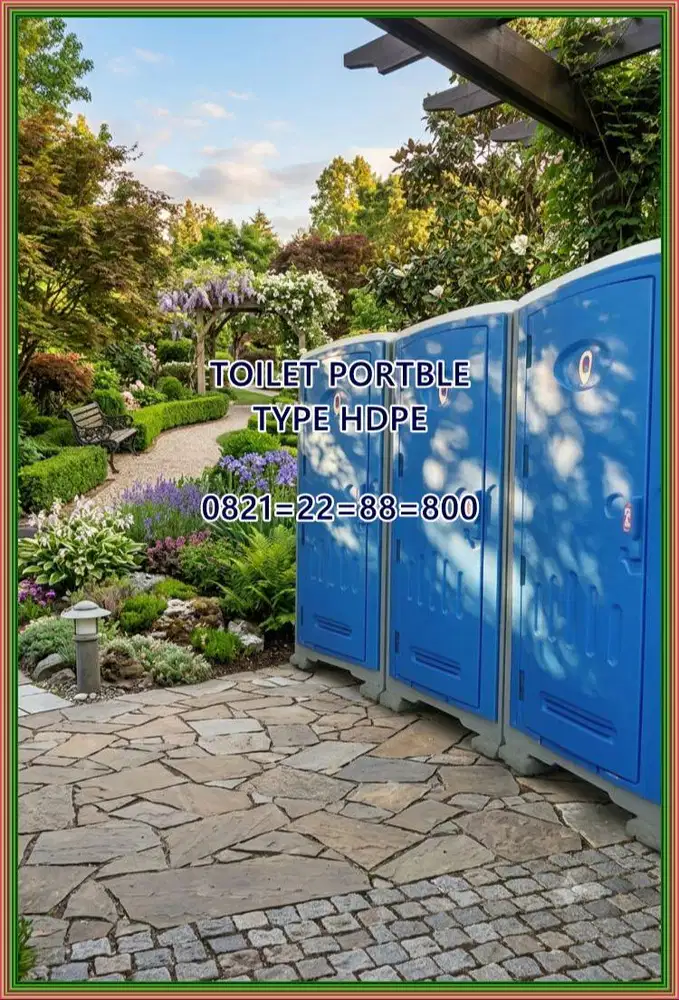 TOILET PORTABLE HDPE - TOILET JONGKOK - TOILET EVENT