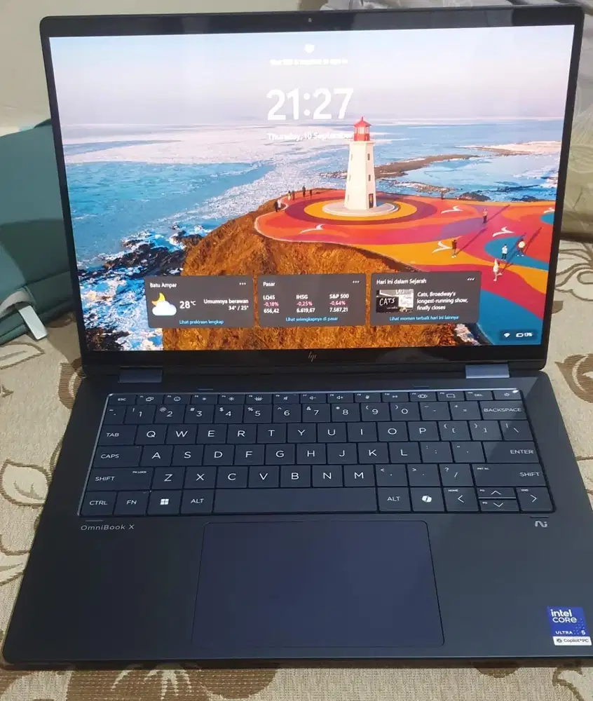 JUAL HP OMNIBOOK X FLIP NEXT GEN AI 2-IN-1