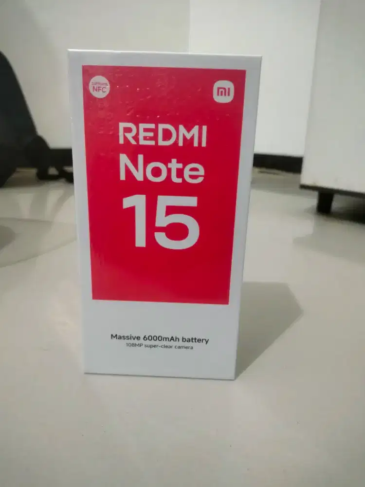 Xiaomi Redmi Note 15 8/256 4G Mulus masih garansi sampai 07-27