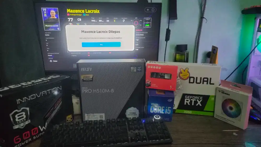 dijual PC gaming RTX 3060