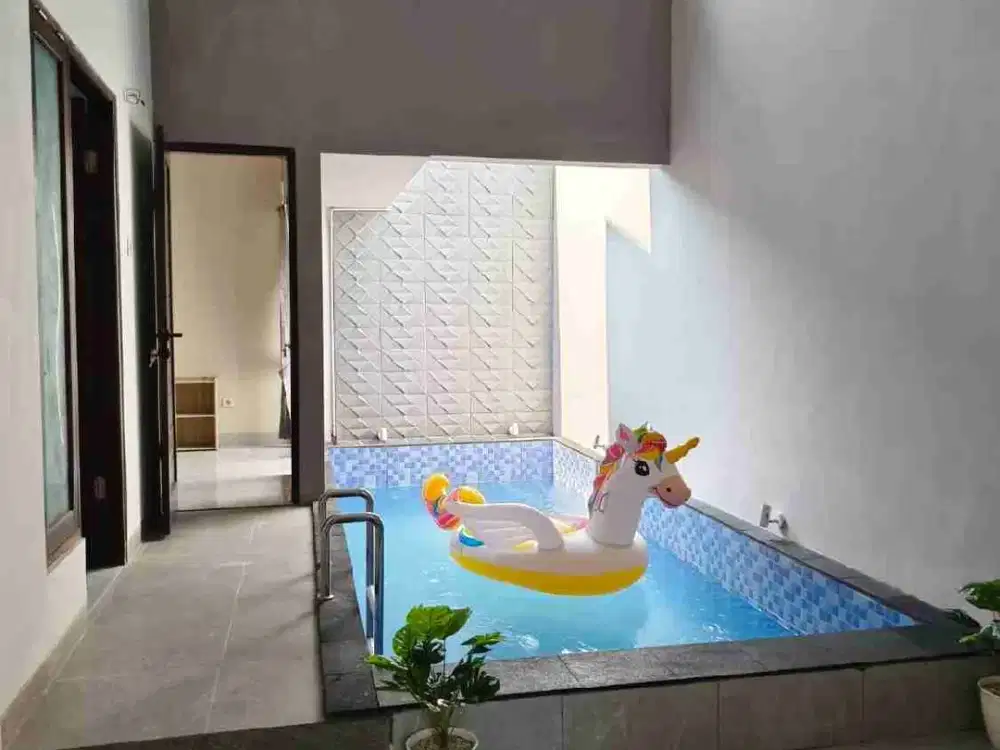 Instagramable Rumah Baru Model Villa + Kolam Renang di Mantrijeron Jogja