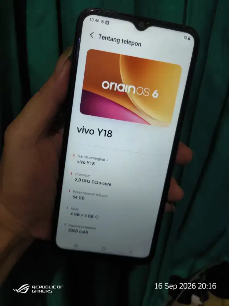 Vivo y18 Ram 4/64 NFC