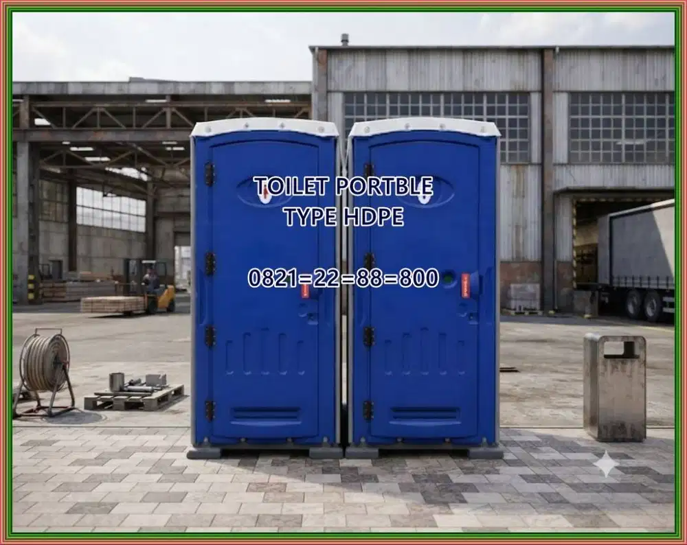 TOILET PORTABLE HDPE - TOILET JONGKOK - TOILET EVENT