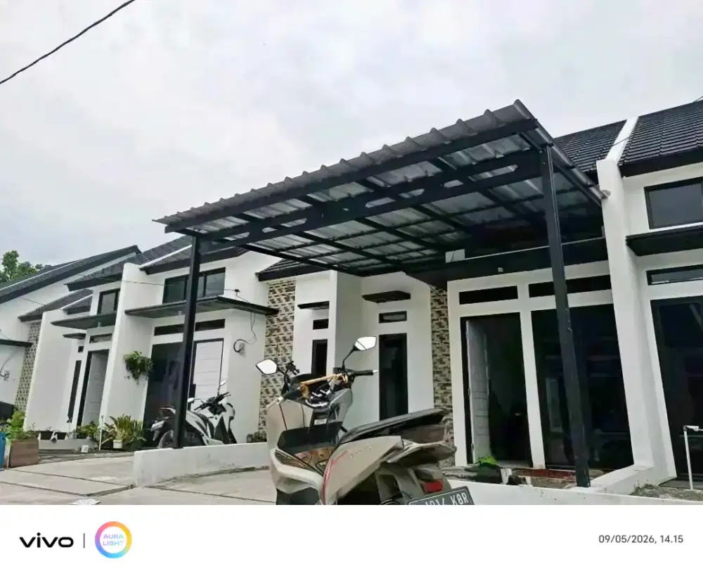 Kanopi baja ringan dan garasi