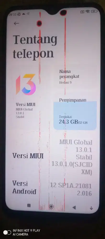 Redmi 9 bekas 3/32