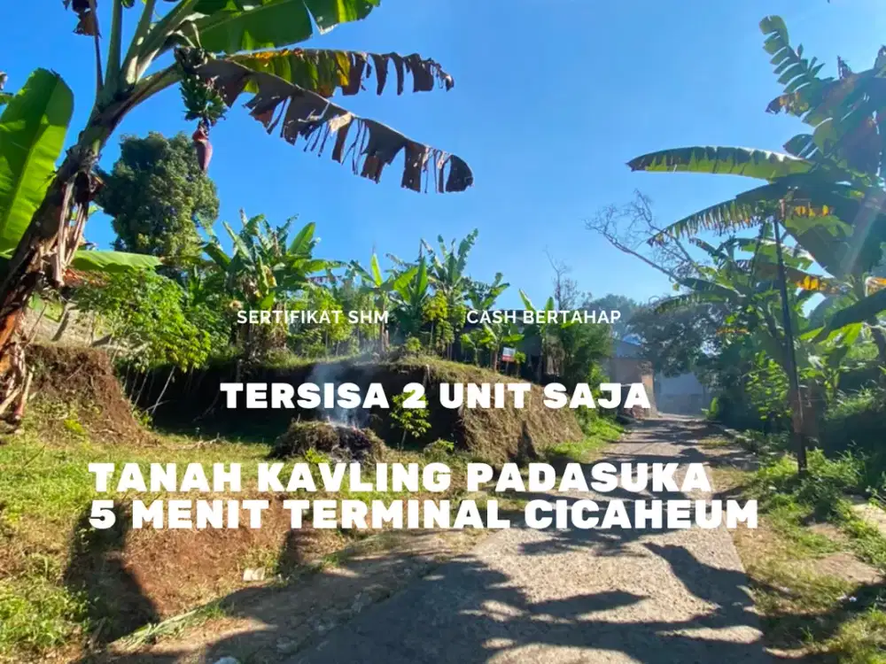 Miliki Segera Tanah Kavling Dekat Terminal Cicaheum: Hanya Tersisa 2 Unit